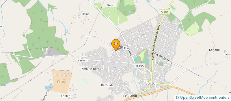 localisation de l'entreprise 885 192 922   SURZUR