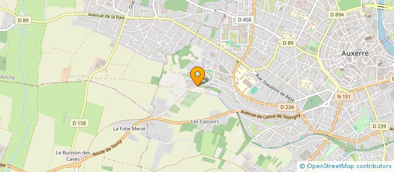 localisation de l'entreprise 885 205 393   AUXERRE