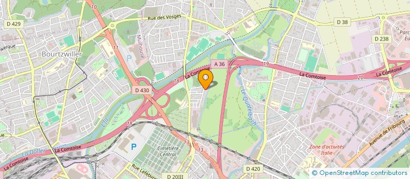 localisation de l'entreprise 885 208 215   ILLZACH