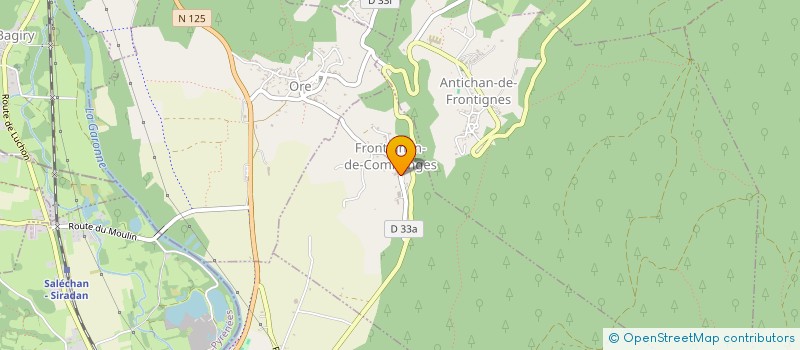 localisation de l'entreprise 885 208 520   FRONTIGNAN-DE-COMMINGES