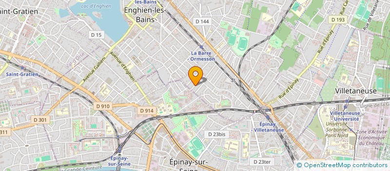 localisation de l'entreprise 885 250 811 à DEUIL-LA-BARRE