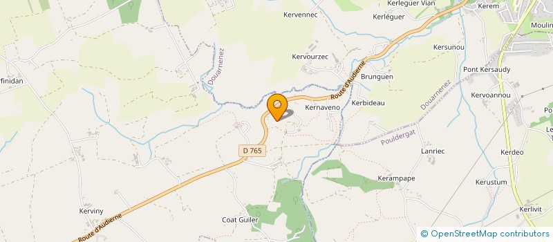 localisation de l'entreprise 885 252 031   POULLAN-SUR-MER