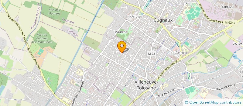 localisation de l'entreprise 885 263 715  à VILLENEUVE-TOLOSANE