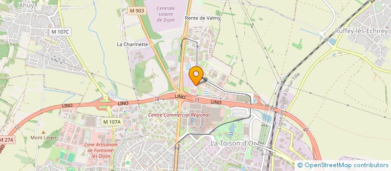 localisation de l'entreprise 885 263 848 à DIJON
