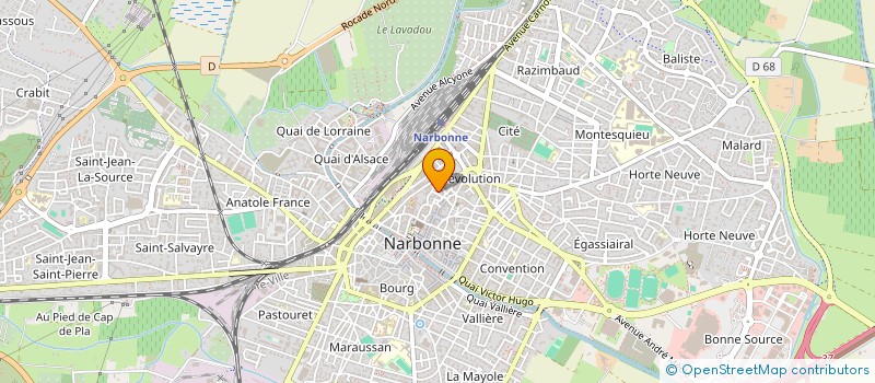 localisation de l'entreprise 885 277 707   NARBONNE
