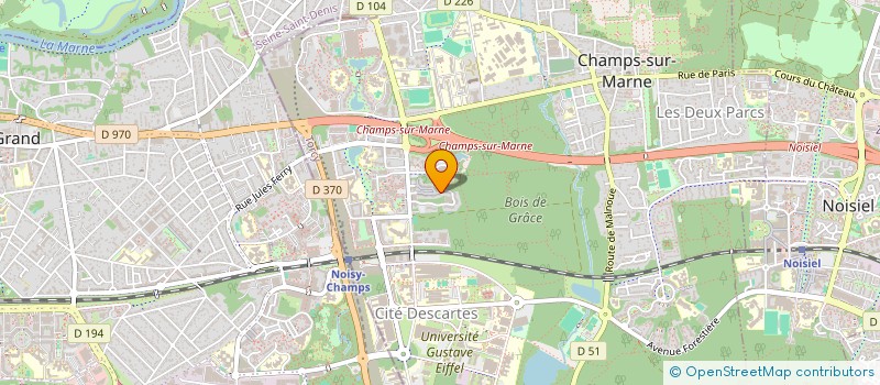 localisation de l'entreprise 885 285 320   CHAMPS-SUR-MARNE