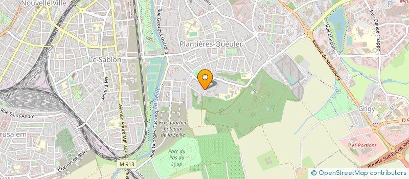 localisation de l'entreprise 885 285 460   METZ