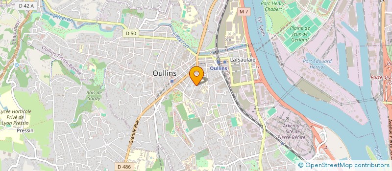 localisation de l'entreprise 885 294 066 à OULLINS-PIERRE-BENITE