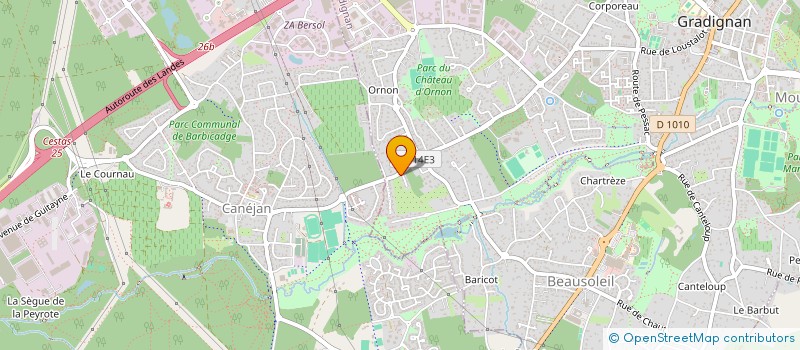 localisation de l'entreprise 885 297 960   GRADIGNAN