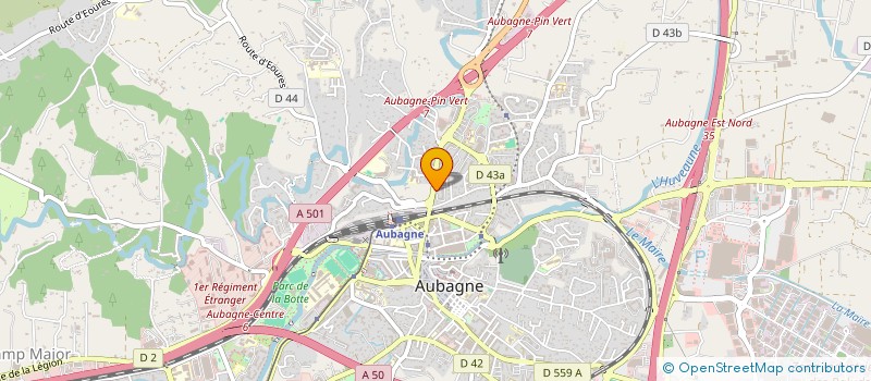 localisation de l'entreprise 885 304 105   AUBAGNE