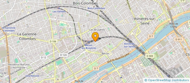 localisation de l'entreprise 885 306 381 à COURBEVOIE