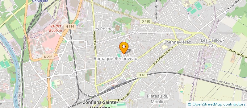 localisation de l'entreprise 885 313 627   PONTOISE