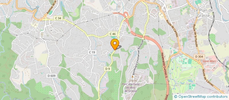 localisation de l'entreprise 885 322 560   GRASSE