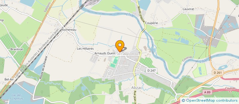 localisation de l'entreprise 885 341 917   COUTRAS