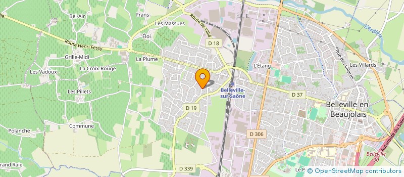 localisation de l'entreprise 885 342 535 à BELLEVILLE-EN-BEAUJOLAIS