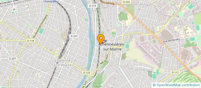 localisation de l'entreprise 885 345 280   CHENNEVIERES-SUR-MARNE