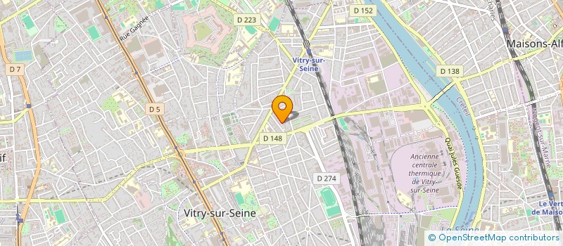 localisation de l'entreprise 885 372 334  à VITRY-SUR-SEINE