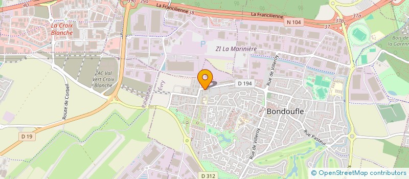 localisation de l'entreprise 885 379 693   BONDOUFLE