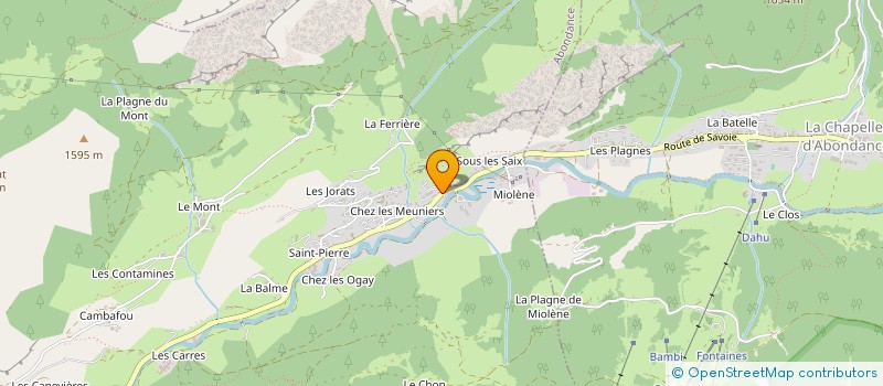 localisation de l'entreprise 885 400 648   ABONDANCE