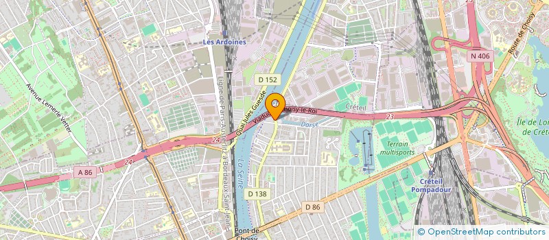localisation de l'entreprise 885 408 435  à CHOISY-LE-ROI