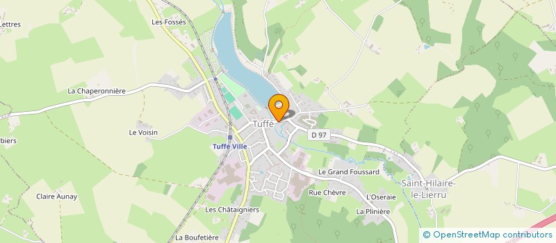 localisation de l'entreprise 887 472 298   TUFFE VAL DE LA CHERONNE