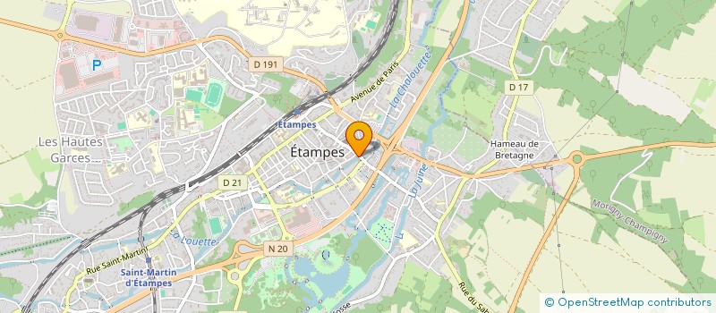 localisation de l'entreprise 887 479 376   ETAMPES