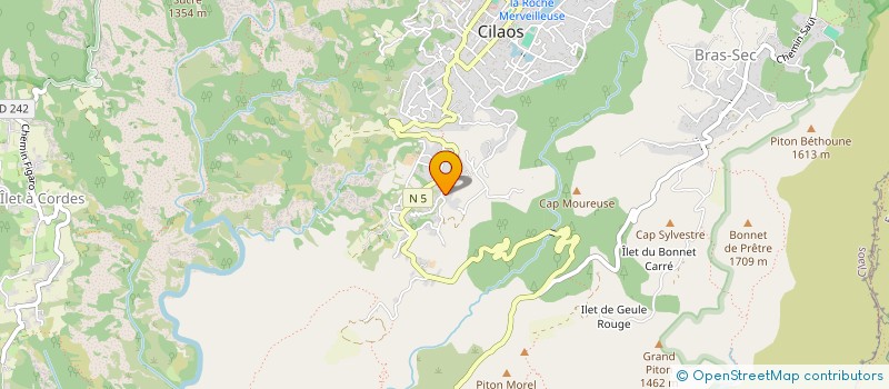 localisation de l'entreprise 887 486 140 à CILAOS