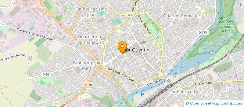 localisation de l'entreprise 887 492 148 à SAINT-QUENTIN