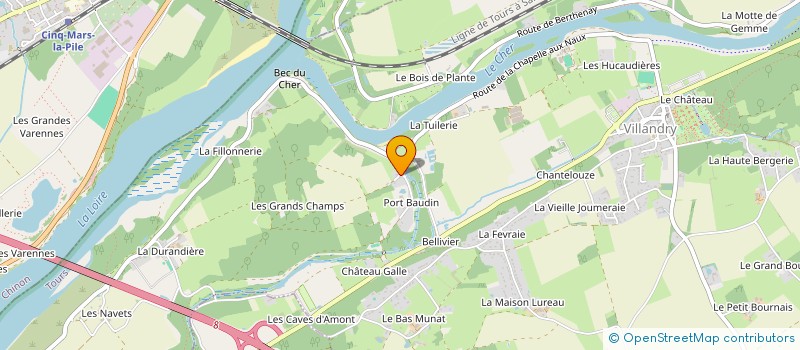 localisation de l'entreprise 887 493 815   VILLANDRY