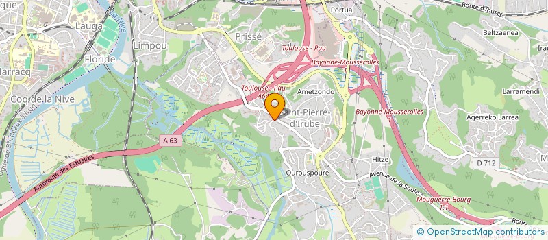 localisation de l'entreprise 887 495 901   SAINT-PIERRE-D'IRUBE