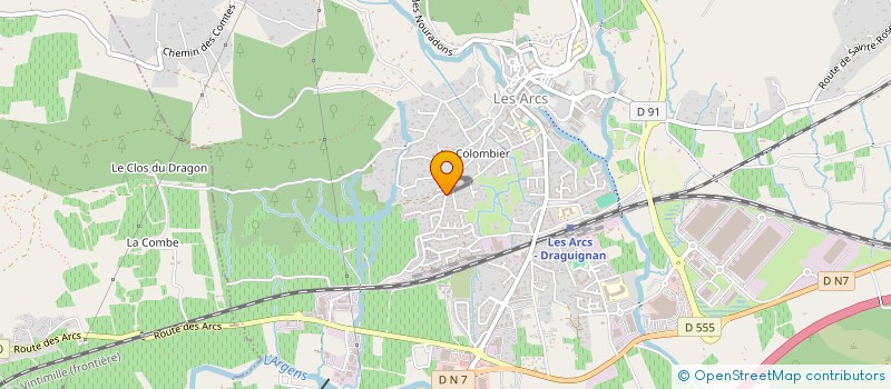 localisation de l'entreprise 887 503 746 à LES ARCS