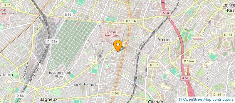 localisation de l'entreprise 887 516 094 à BAGNEUX