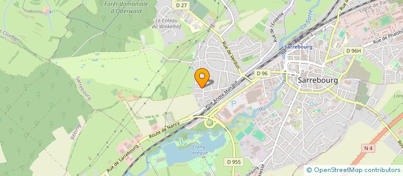 localisation de l'entreprise 887 530 541 à SARREBOURG