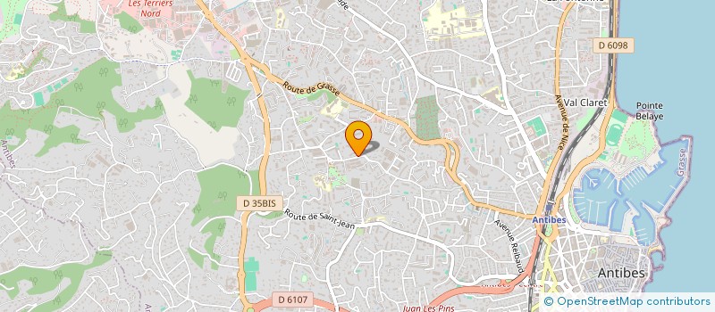 localisation de l'entreprise 887 531 796 à ANTIBES