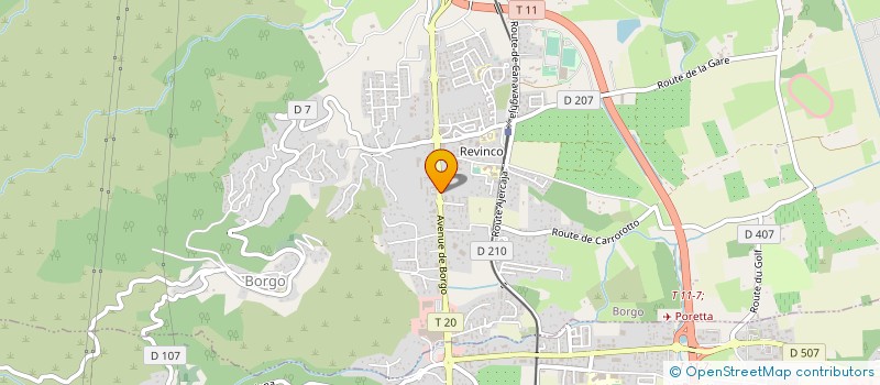 localisation de l'entreprise 887 551 612 à BORGO