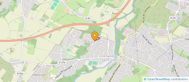 localisation de l'entreprise 887 551 646   LA SALVETAT-SAINT-GILLES