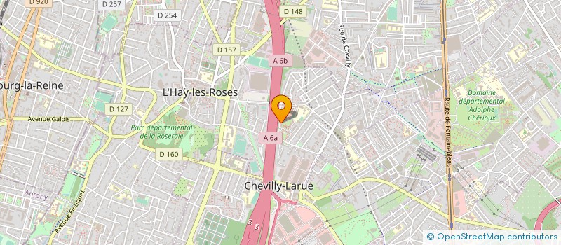 localisation de l'entreprise 887 566 578   L'HAY-LES-ROSES