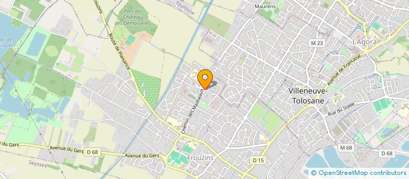 localisation de l'entreprise 887 569 994   CUGNAUX