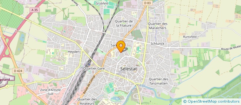 localisation de l'entreprise 887 575 652   KINTZHEIM