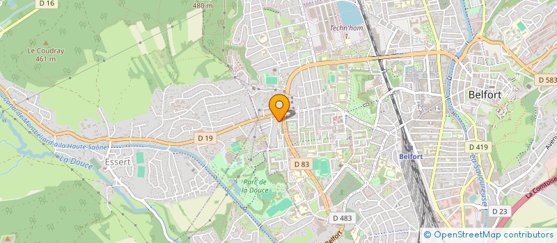 localisation de l'entreprise 887 583 706 à BELFORT