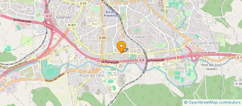 localisation de l'entreprise 887 595 320   AIX-EN-PROVENCE