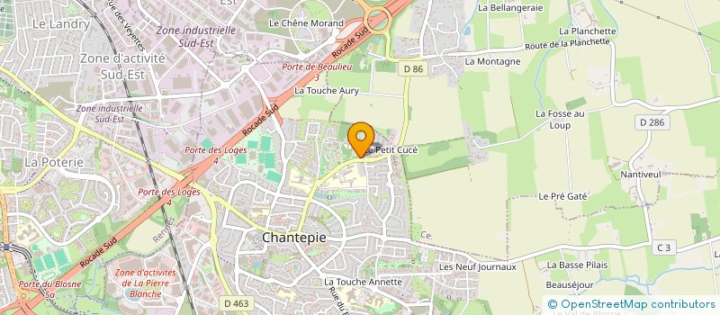 localisation de l'entreprise 887 609 188   RENNES