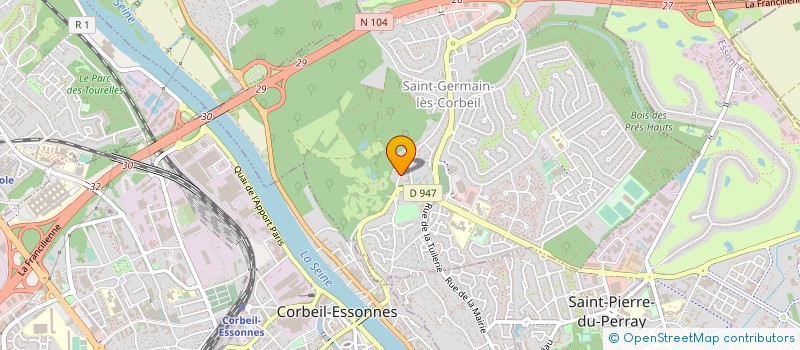 localisation de l'entreprise 887 612 661   LE MEE-SUR-SEINE