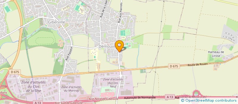 localisation de l'entreprise 887 625 929   DEMOUVILLE