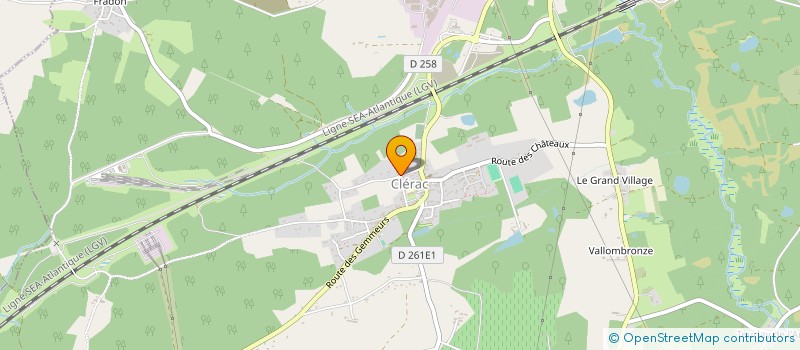 localisation de l'entreprise 887 658 391   CLERAC