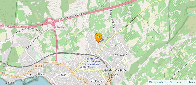 localisation de l'entreprise 887 673 333 à SAINT-CYR-SUR-MER