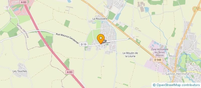 localisation de l'entreprise 887 675 403   SAINT-JEAN-D'HERMINE