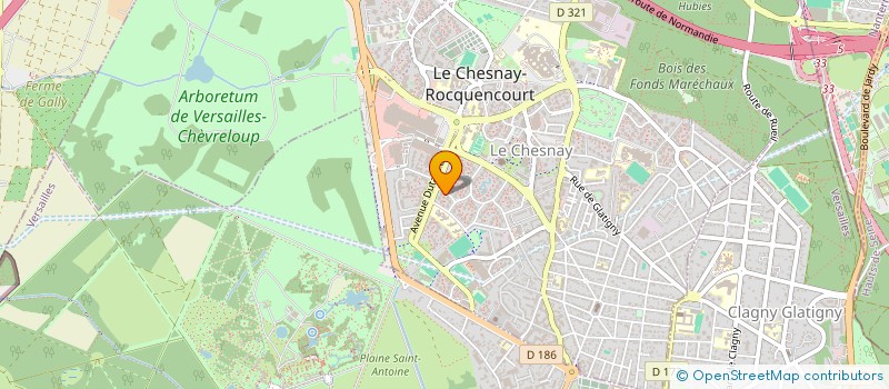 localisation de l'entreprise 887 689 107 à LE CHESNAY-ROCQUENCOURT