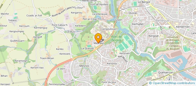 localisation de l'entreprise 887 692 747   LA FORET-FOUESNANT