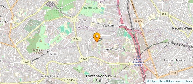 localisation de l'entreprise 887 694 735   FONTENAY-SOUS-BOIS